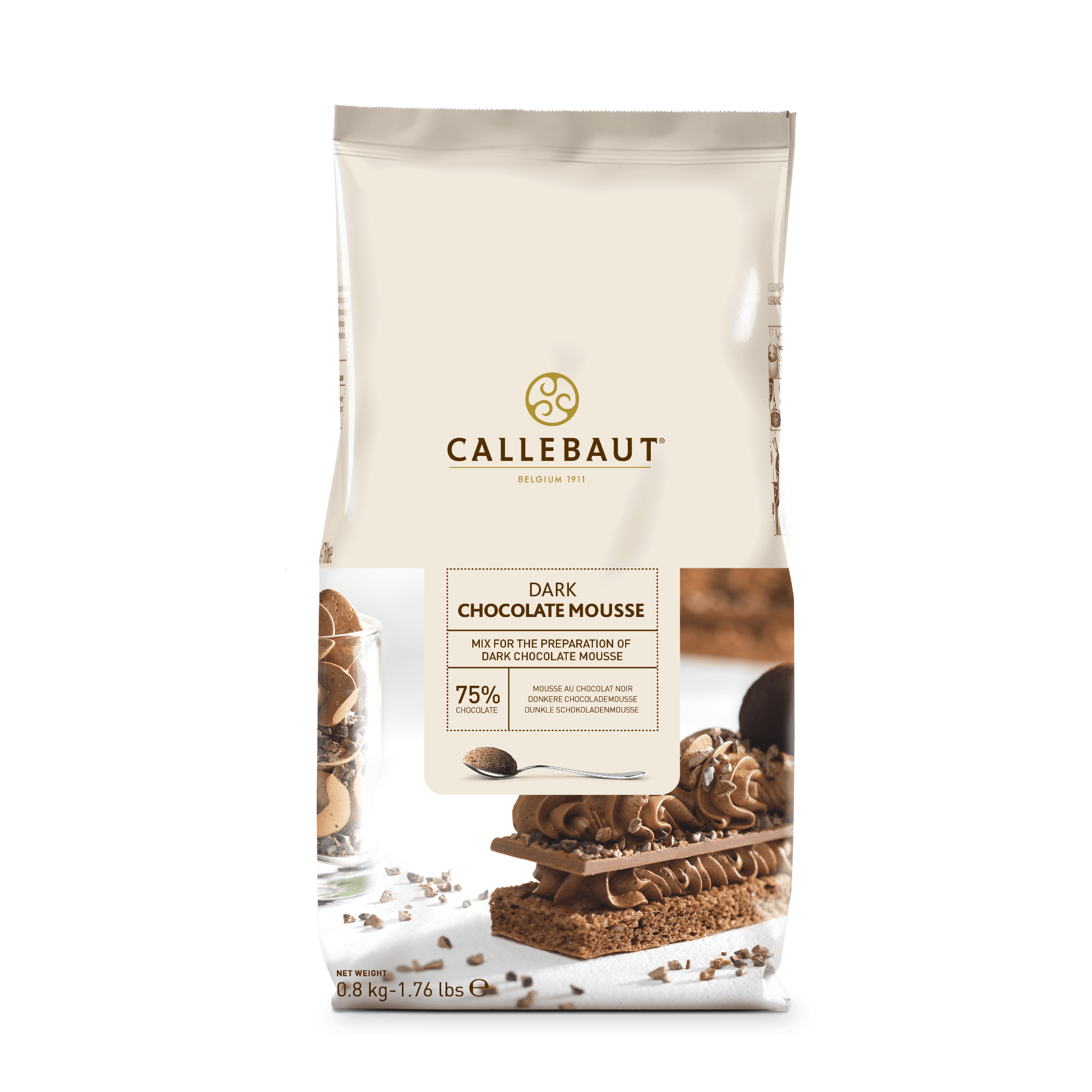 Callebaut Dunkle Schokoladenmousse – gebrauchsfertige Dessertmischung für Profis.