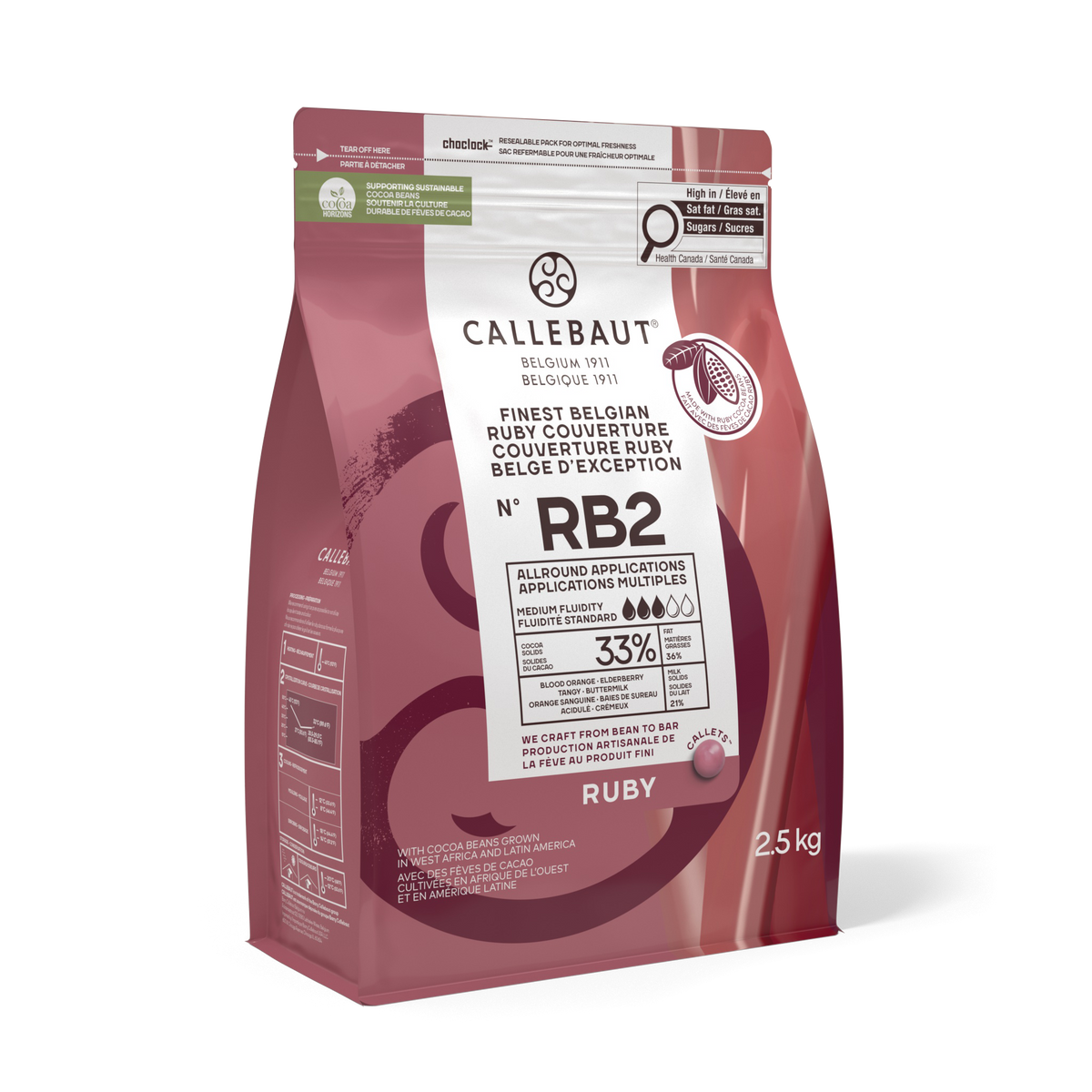Callebaut Ruby RB2 Couverture Callets – 2.5 kg - Callebaut Shop