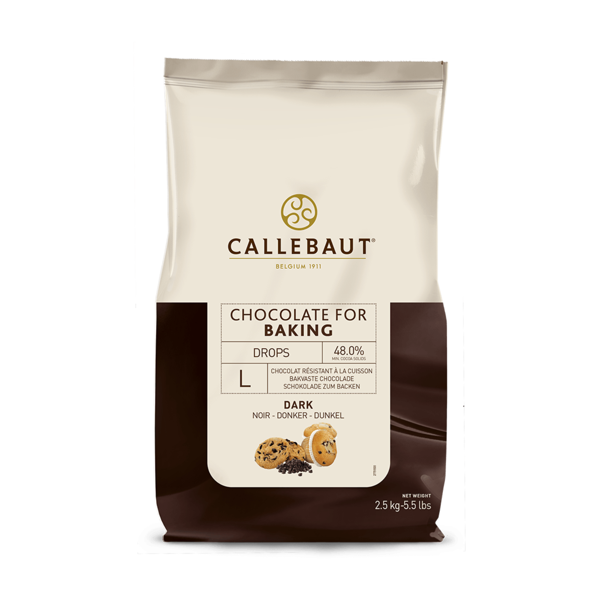 Dark Chocolate Baking Drops - Large - Callebaut Shop