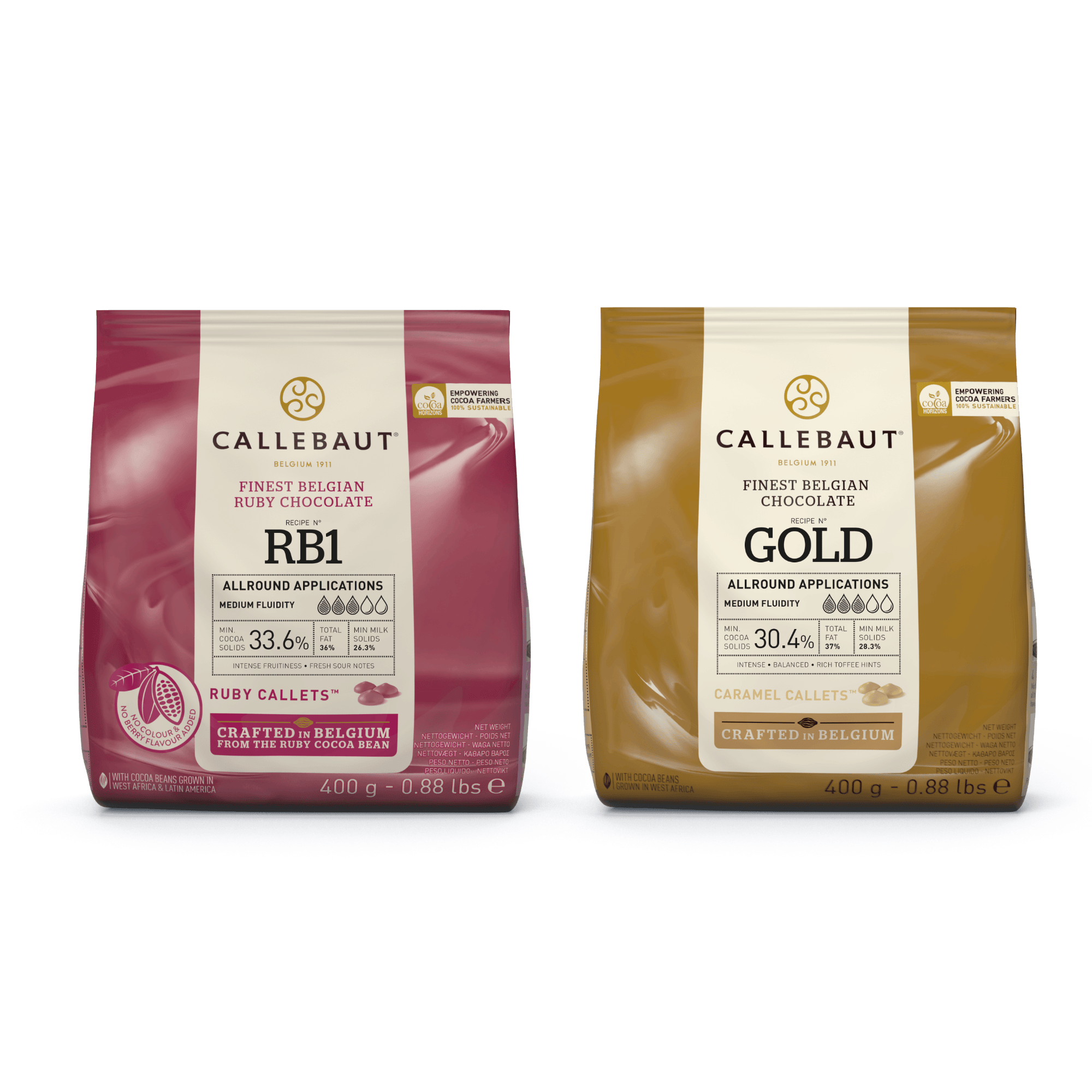 Ruby & Gold Explorers Pack 400g - Callebaut Shop