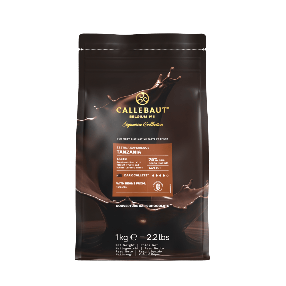 Zartbitter Schokoladen Callets Tansania 75% 1kg