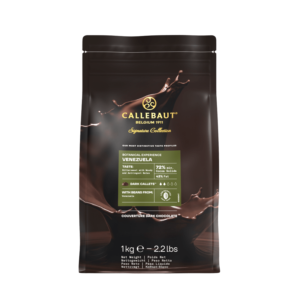 Dark Chocolate Callets Venezuela 72% 1kg, , large