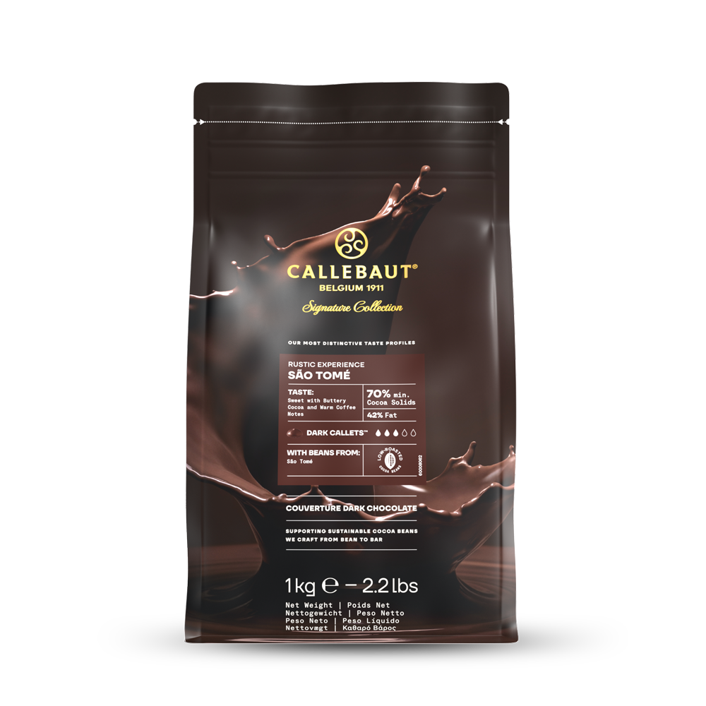 Zartbitter Schokoladen Callets Rustic Sao Tome 70% 1kg