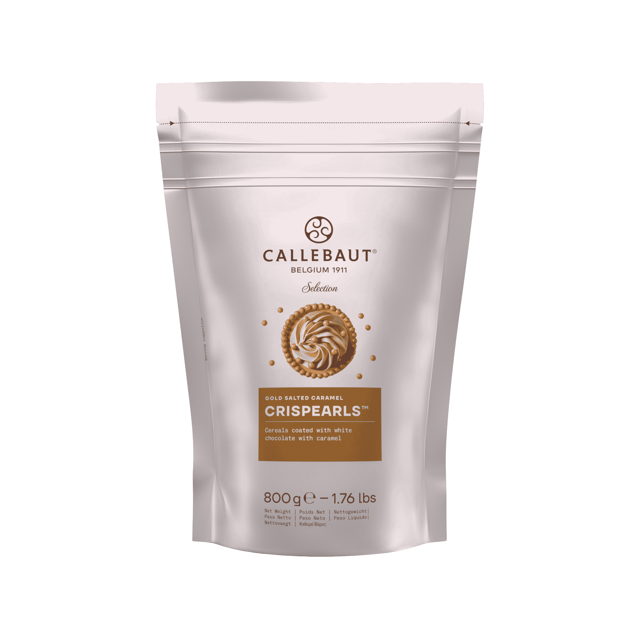Karamell Crispearls mit Salz 800g