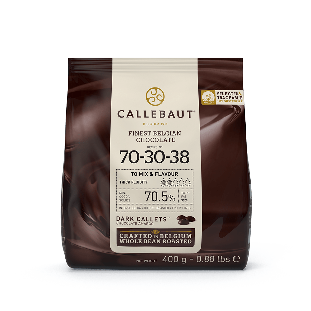 Dark Chocolate Callets 70.5% Recipe 70-30-38