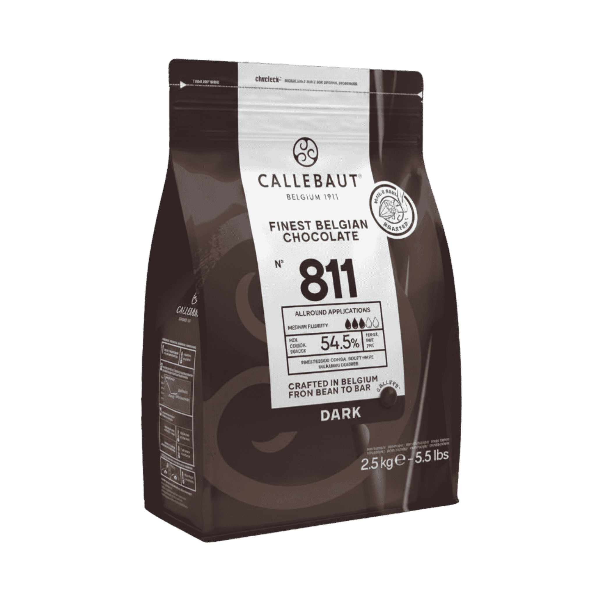 Dark Chocolate Callets 54.5% Recipe 811, , small