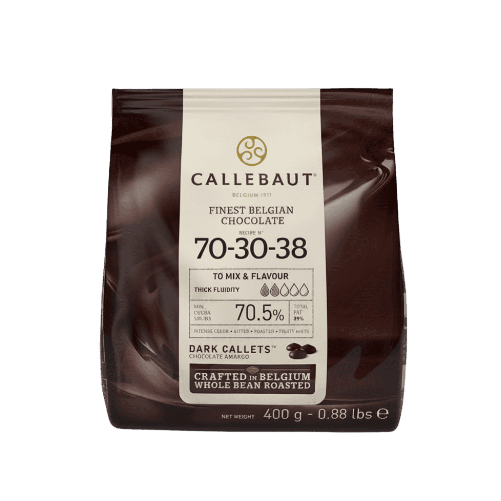 Dark Chocolate Callets 70.5% Recipe 70-30-38