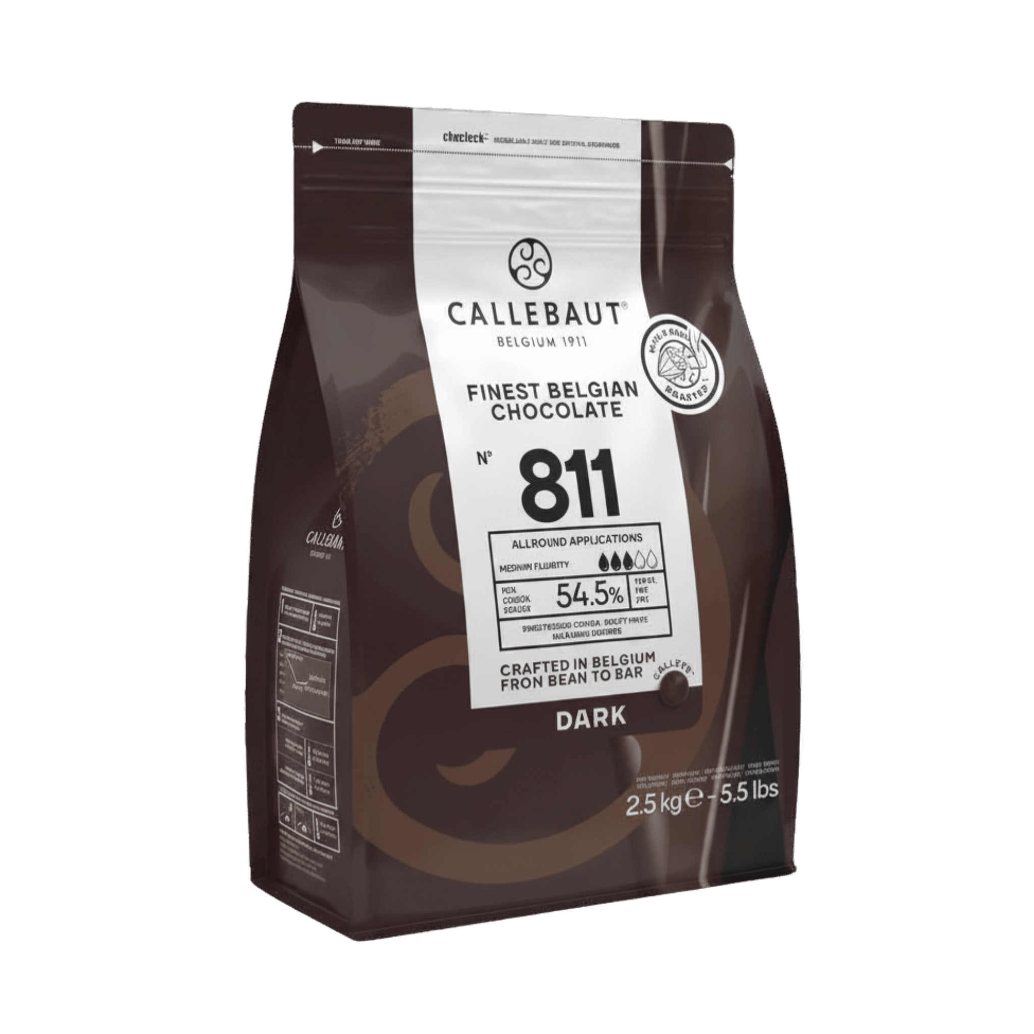 Dark Chocolate Callets 54.5% Recipe 811, , large