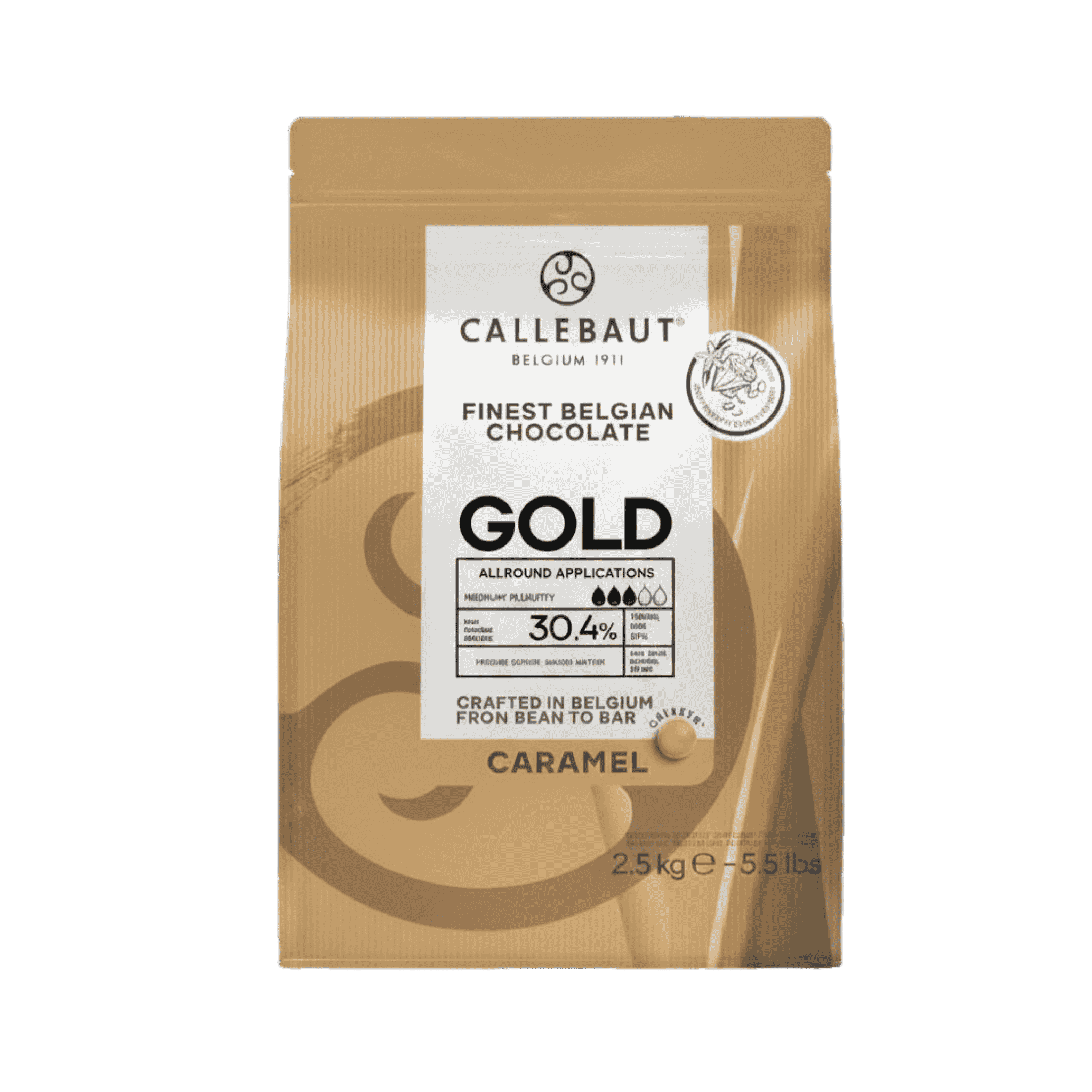 Karamell Schokoladen Callets GOLD