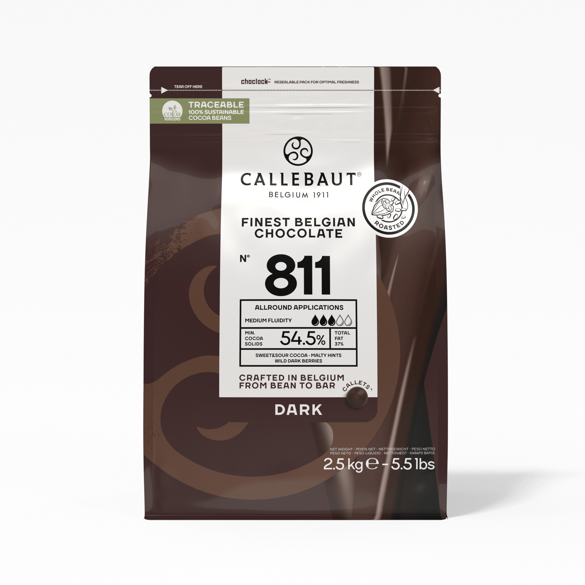 Dark Chocolate Callets 54.5% Recipe 811